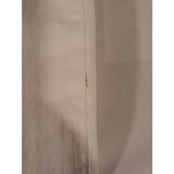L.L. Bean True Shape High Rise Slim Leg White Jeans Size 14 NEW - Picture 2 of 6